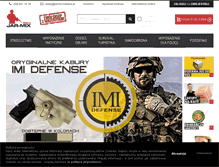 Tablet Screenshot of jarmix-militaria.pl